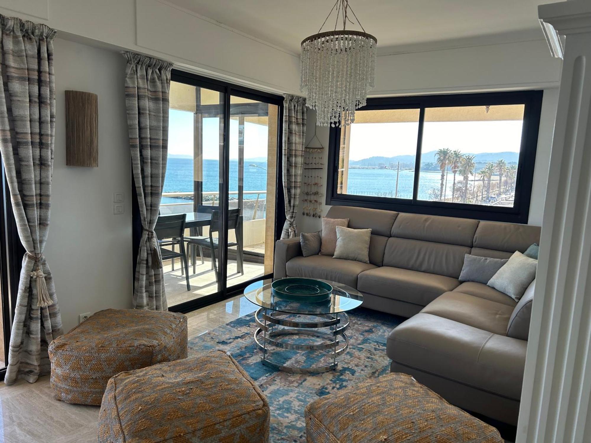 Premium Sea Front Apartment Le Lavandou Exterior foto